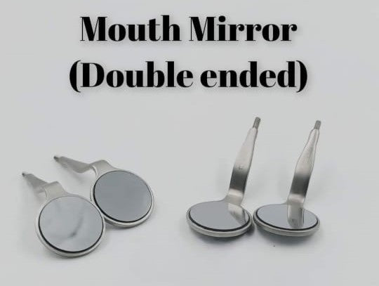 rhodium coated mirror tops pack of 3